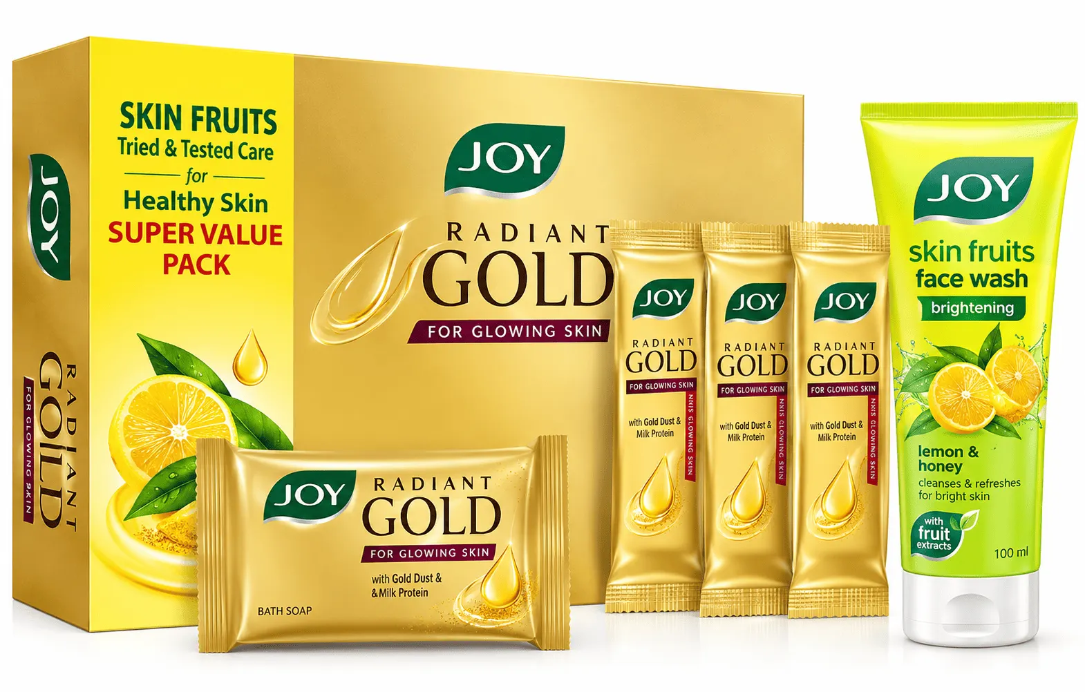 JOY 24 CARAT GOLD FACIAL KIT 76G